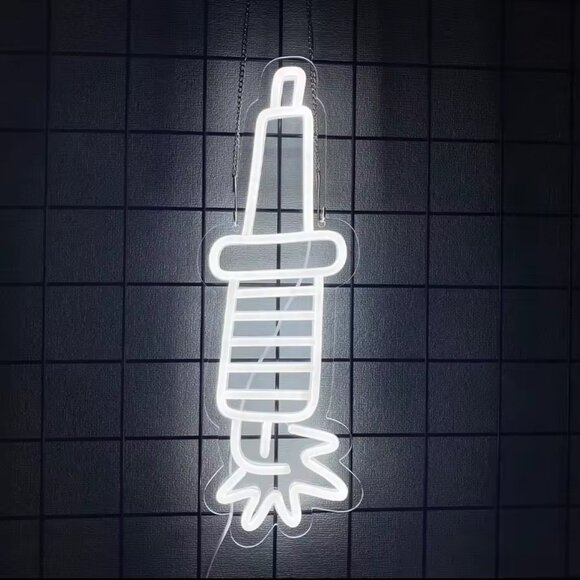 SPARK PLUG NEON LED SIGN - Picture 1 of 4